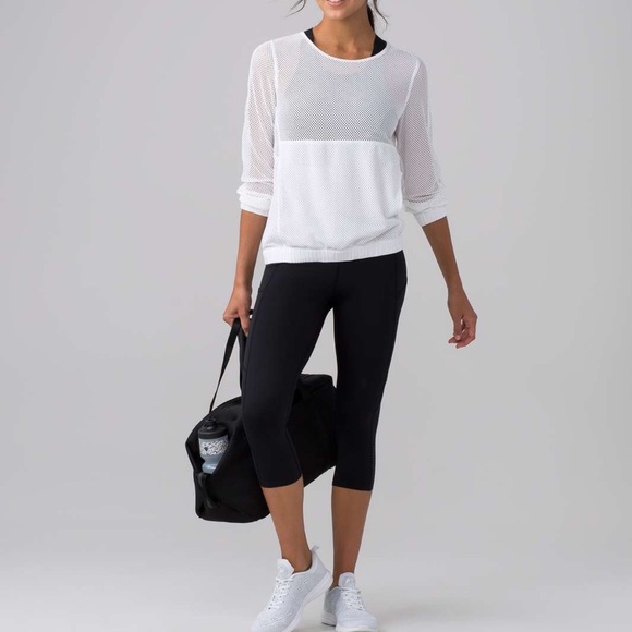 lululemon athletica Tops - ✖️SOLD✖️ X2 Lululemon “Mesh on Over” pullover